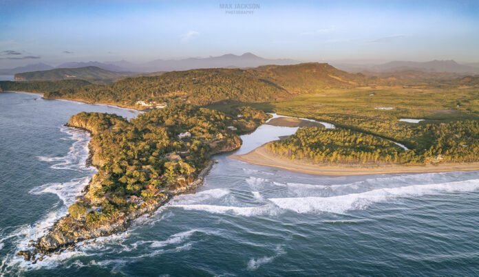 Aerial view of Punta el Custodio