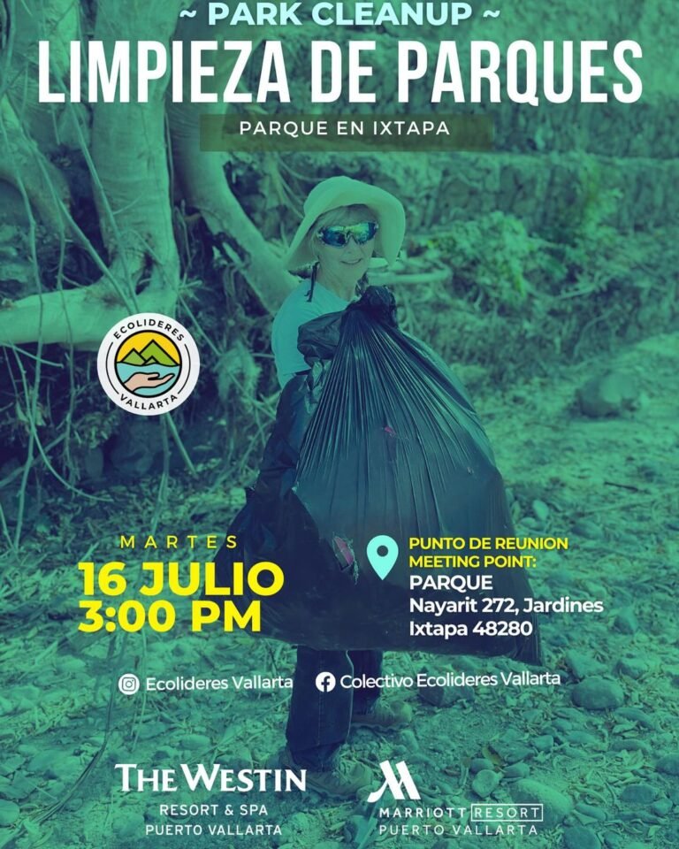 Invitación a Limpieza de Parque en Ixtapa Puerto Vallarta