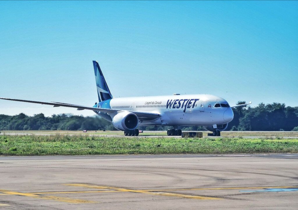 Aerolíneas Canadienses West Jet en Puerto-Vallarta