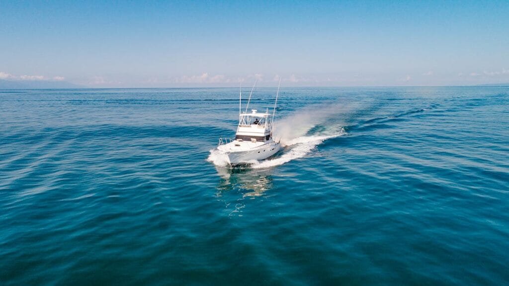 Perfil de navegación de la lancha personalizada Isabella 44.