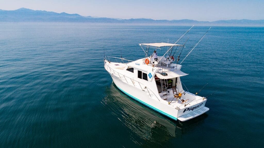 Perfil de navegación de la lancha personalizada Piquis 46 ft.