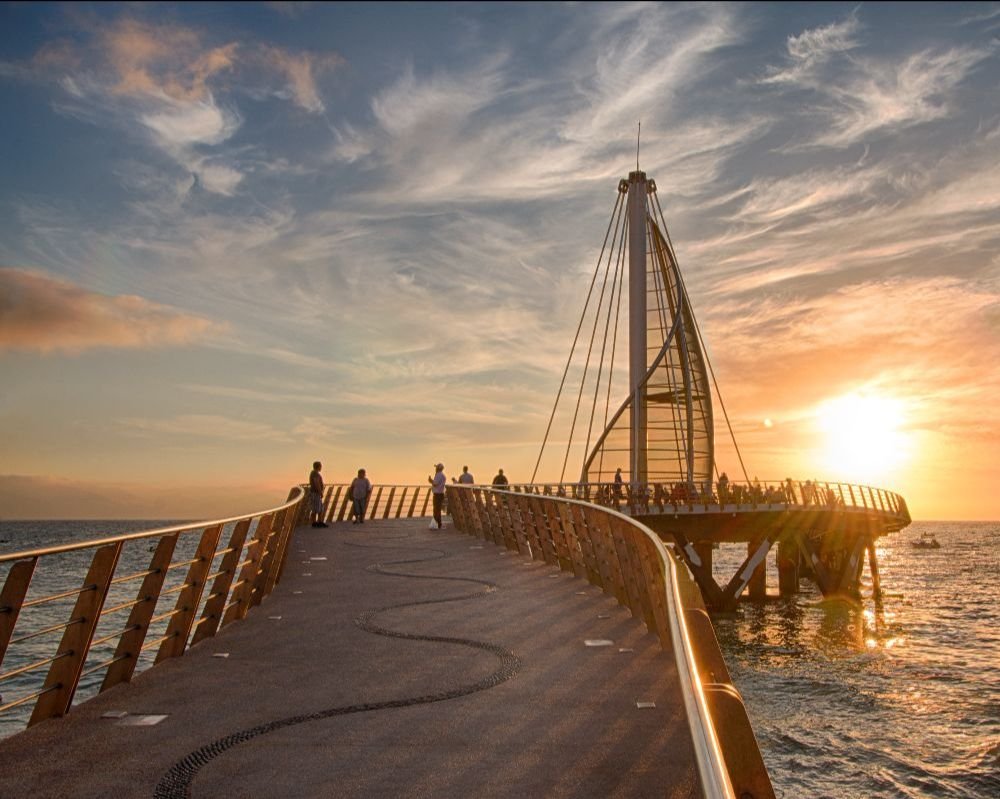 Muelle en Playa Los Muertos en Puerto Vallarta 2024