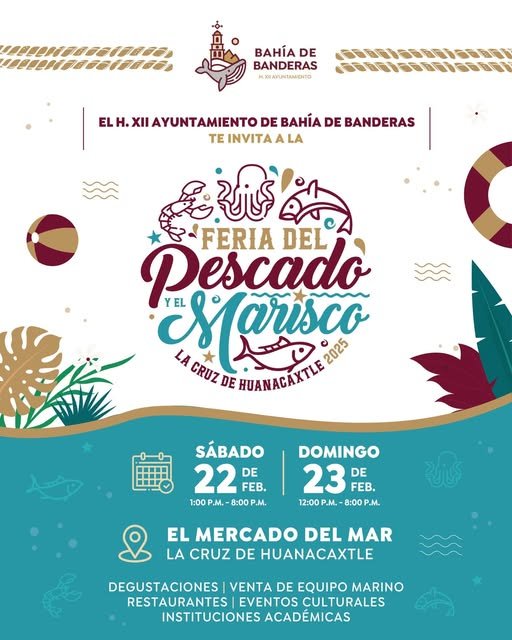 Feria del Pescado y el Marisco La Cruz de Huanacaxtle 2025